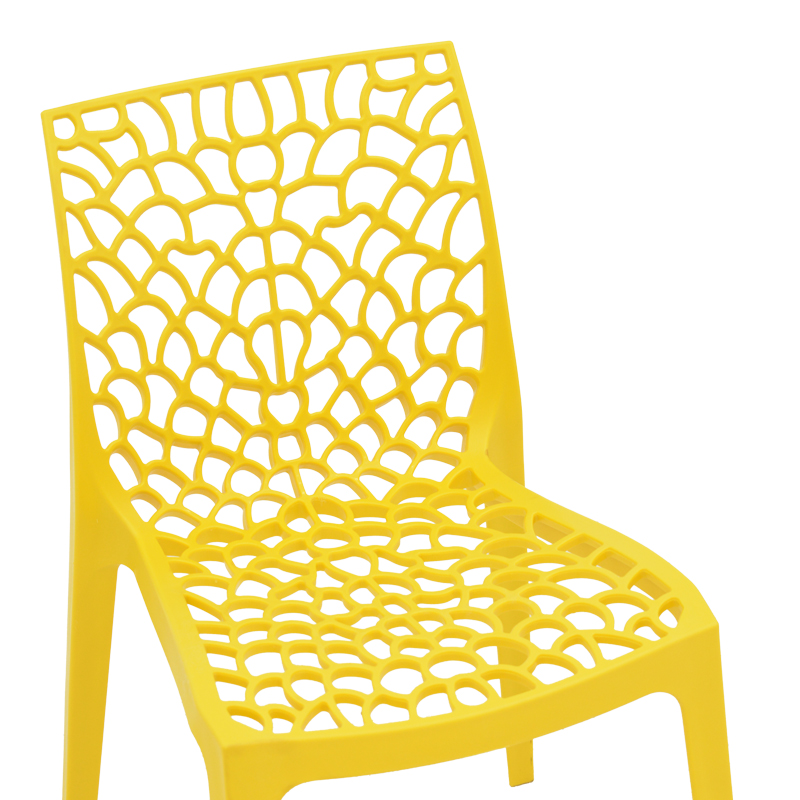 Καρέκλα Hush με UV protection PP κίτρινο 50.5x54x79.5εκ. - Image 6