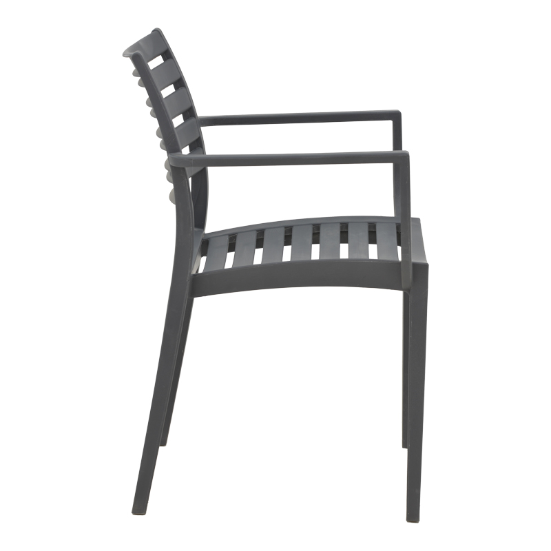 Πολυθρόνα Gerko με UV protection pp σε ανθρακί απόχρωση 57x46x83εκ - Image 3