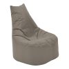 Πουφ πολυθρόνα Norm PRO pakoworld 100% αδιάβροχο καφέ 056-000098