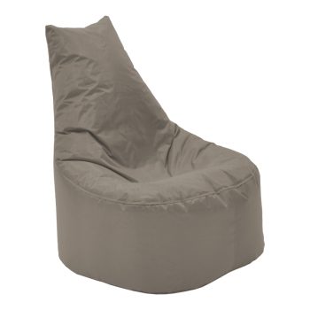 Πουφ πολυθρόνα Norm PRO pakoworld 100% αδιάβροχο καφέ 056-000098