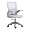 Καρέκλα γραφείου εργασίας Annalise pakoworld mesh γκρι 57x53x100εκ 275-000017