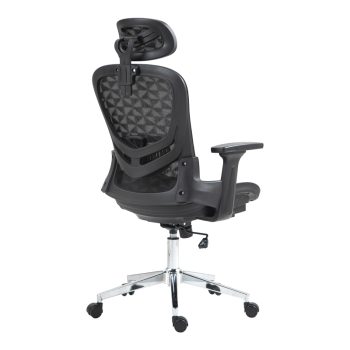 Alternative view of Καρέκλα γραφείου εργασίας Mergi  μαύρο mesh 62x63x120εκ