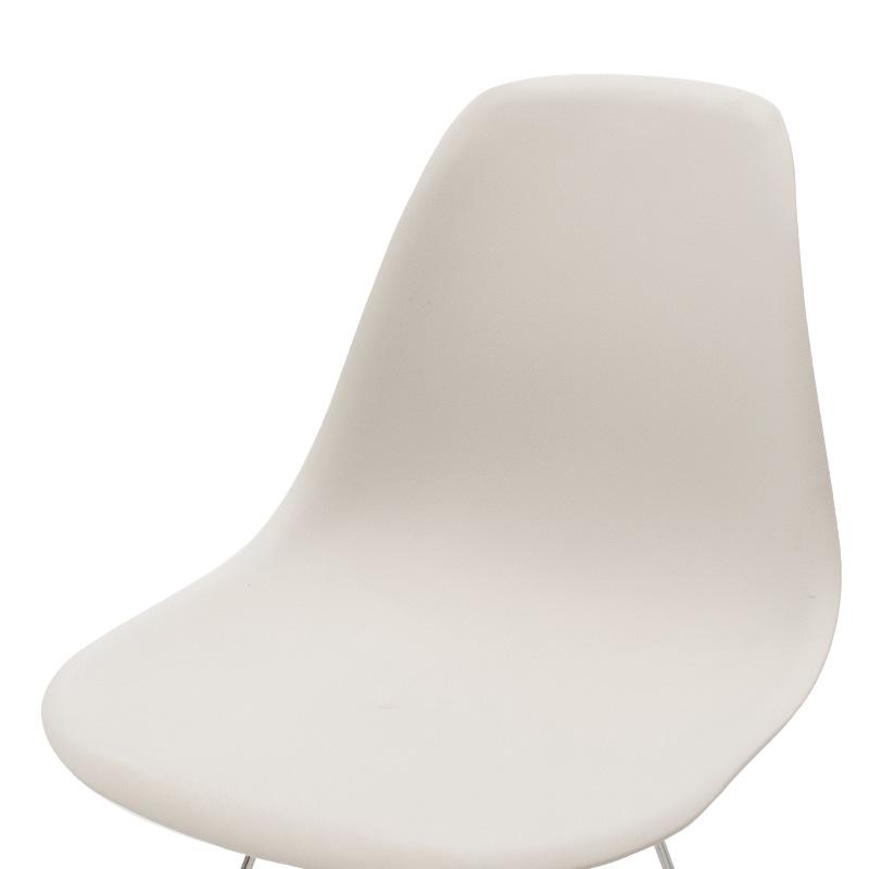 Καρέκλα Adelle PP λευκό-inox πόδι 46x55x81εκ - Image 5