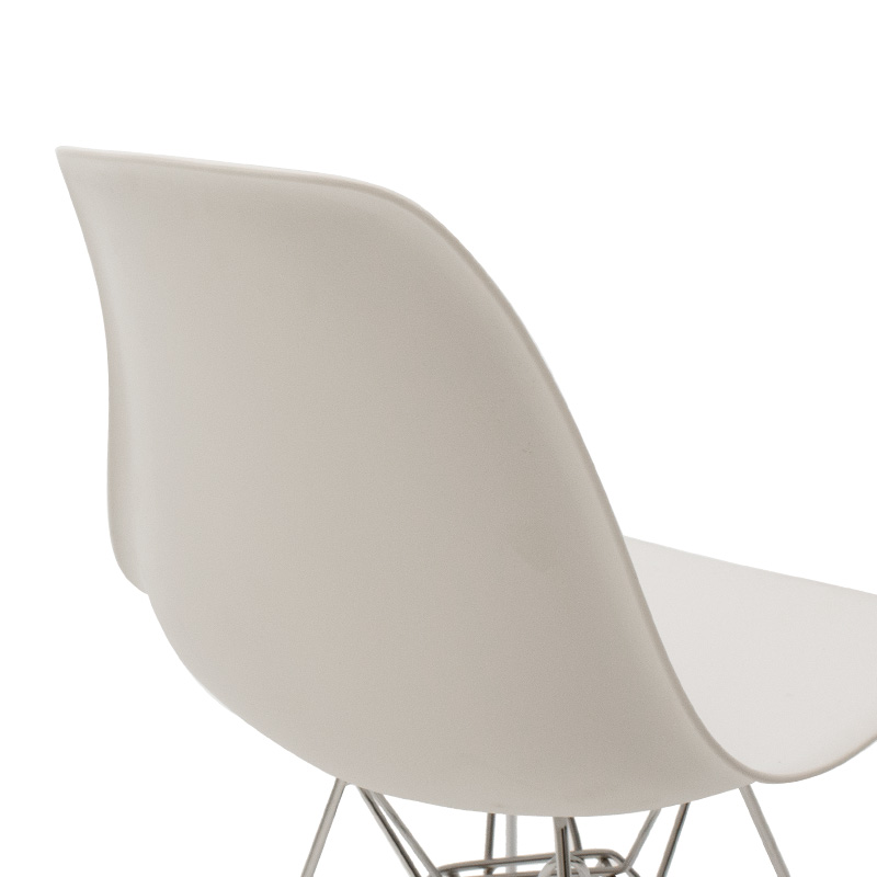 Καρέκλα Adelle PP λευκό-inox πόδι 46x55x81εκ - Image 6
