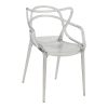 Καρέκλα Ramsei pakoworld PC διάφανο 55x53x84εκ 292-000016