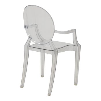 Alternative view of Καρέκλα Narova  PC διάφανο 43x48x92εκ