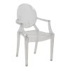 Καρέκλα Narova pakoworld PC διάφανο 43x48x92εκ 292-000017
