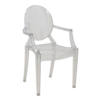 Καρέκλα Narova pakoworld PC διάφανο 43x48x92εκ 292-000017
