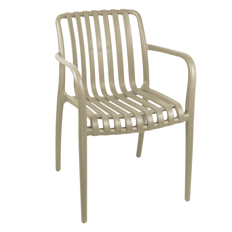 Πολυθρόνα Karmen pakoworld pp σε cappucino απόχρωση 58.5x54x80εκ 326-000007