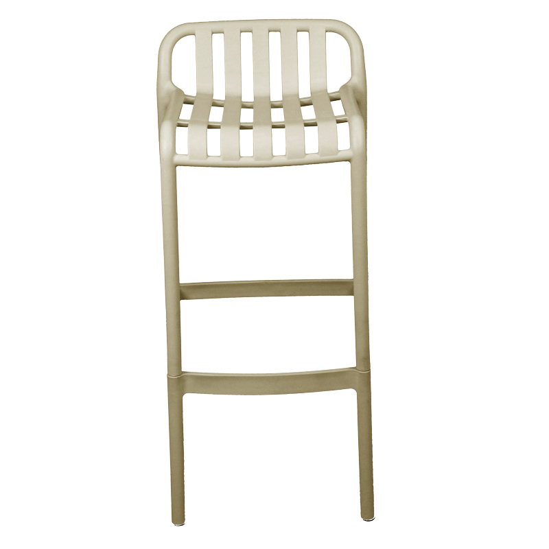 Σκαμπό μπαρ Zoi pp σε απόχρωση cappucino 36x56x87εκ - Image 4