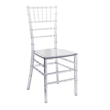 Καρέκλα Tiffany pakoworld διάφανο pc 38.5x46x88εκ 326-000011