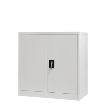 Ντουλάπι Armon pakoworld ανοιχτό γκρι αλουμίνιο 90x45x90εκ 329-000003