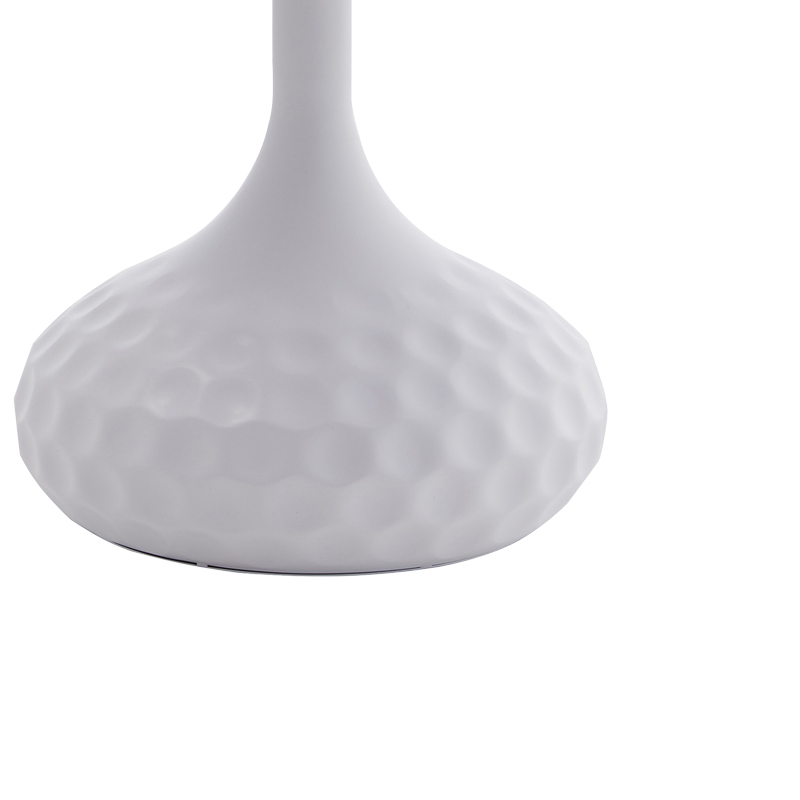 Βοηθητικό τραπέζι Fabron Inart λευκό sintered stone Φ50x52εκ - Image 3