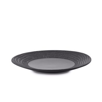 ARBORESCENCE LIQUORICE DINNER PLATE 26