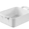 DIS BELLE CUISINE WHITE INDIVIDUAL RECT. DISH 12X10CM 330ML RV614854K4 Espiel