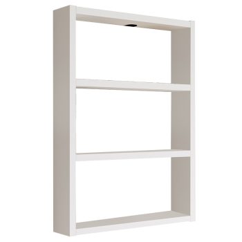 Ραφιέρα τοίχου Seraphim pakoworld λευκό 43.2x9x60εκ 176-000089