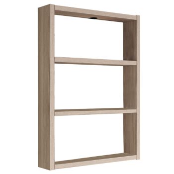 Ραφιέρα τοίχου Seraphim pakoworld oak 43.2x9x60εκ 176-000091