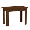 Τραπέζι Celeste pakoworld καρυδί 100x60x73.5εκ 184-000012