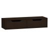 Κονσόλα-τουαλέτα Alberto pakoworld κρεμαστή wenge 100x32.5x22εκ 184-000020