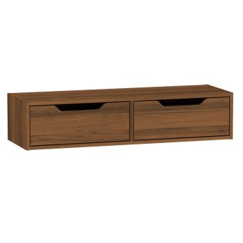 Κονσόλα-τουαλέτα Alberto pakoworld κρεμαστή καρυδί 100x32.5x22εκ 184-000025