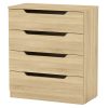 Συρταριέρα Azenor pakoworld 4ων συρταριών sonoma 72x38x83εκ 184-000052