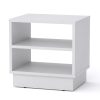 Κομοδίνο Mason pakoworld λευκό 40x32x40εκ 184-000072