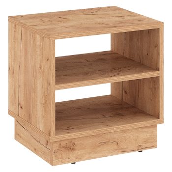 Κομοδίνο Mason pakoworld μελαμίνης σε oak απόχρωση 40x32x40εκ 184-000100