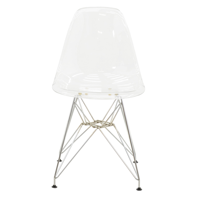 Καρέκλα Adelle PP διάφανο-inox πόδι 46x55x81εκ - Image 4