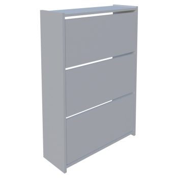 Παπουτσοθήκη Karol pakoworld μελαμίνη σε λευκή απόχρωση 70x24x113εκ 321-000108