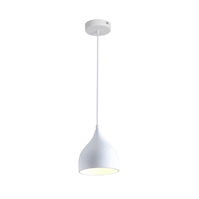 Φωτιστικό οροφής Perce pakoworld λευκό μέταλλο Φ17x20εκ 342-000019