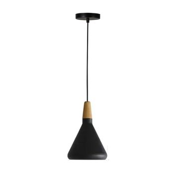 Φωτιστικό οροφής Jedren pakoworld μαύρο μέταλλο Φ18x27εκ 342-000024