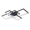 Φωτιστικό οροφής Luxane pakoworld μαύρο μέταλλο 105x60x7εκ 342-000062