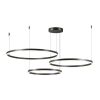 Φωτιστικό οροφής Premele pakoworld led μαύρο μέταλλο Φ120x150εκ 342-000063
