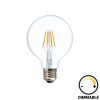 Λαμπτήρας LED G95 Bulb pakoworld dimmable 4W E27 200-220V clear 342-000071