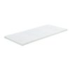 Ανώστρωμα Casmeriane pakoworld λευκό ύφασμα-memory foam 90x190x5εκ 348-000007