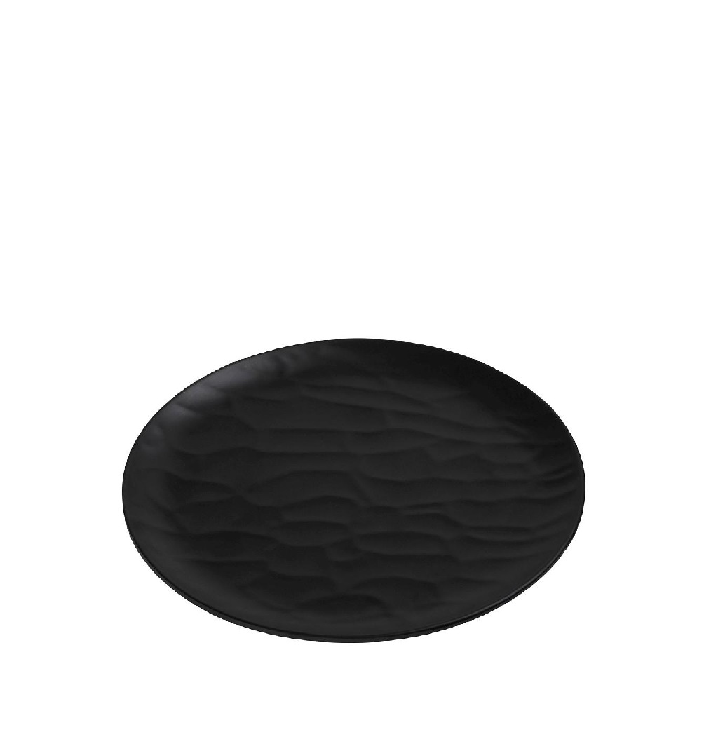 BLACK ΠΙΑΤΟ ΡΗΧΟ ΣΤΡΟΓΓ. 23ΕΚ WAVY MATTE ΜΕΛΑΜΙΝΗΣ MLB344K48-6 Espiel