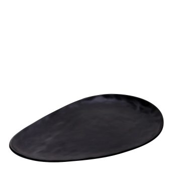 BLACK   ΠΙΑΤΕΛΑ ΤΡΙΓ .28Χ40Χ2ΕΚ WAVY MATTE ΜΕΛΑΜΙΝΗΣ MLB3211K18-6 Espiel