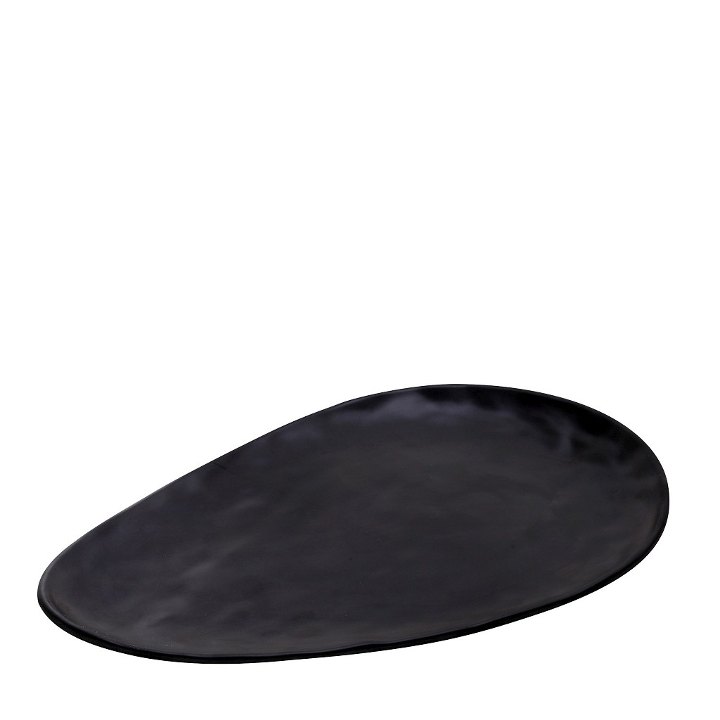 BLACK ΠΙΑΤΕΛΑ ΤΡΙΓ .28Χ40Χ2ΕΚ WAVY MATTE ΜΕΛΑΜΙΝΗΣ MLB3211K18-6 Espiel
