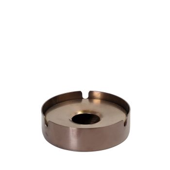 ΣΤΑΧΤΟΔΟΧΕΙΟ ΑΝΤΙΑΝΕΜΙΚΟ ΜΕ ΚΑΠΑΚΙ SS 18/0 PVD ΜΠΡΟΝΖΕ D10EK SUT107 Espiel