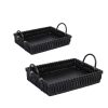 ΚΑΛΑΘΙ ΜΕ ΛΑΒΕΣ ΨΑΘΙΝΟ SET/2 ΟΡΘ. ΜΑΥΡΟ 43/38X33/27ΧH9EK XYP503 Espiel