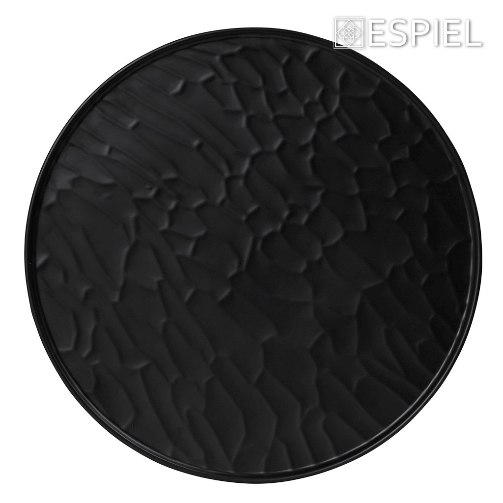 BLACK ΠΙΑΤΕΛΑ ΤΡΙΓ .28Χ40Χ2ΕΚ WAVY MATTE ΜΕΛΑΜΙΝΗΣ - Image 3
