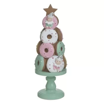ΔΕΝΤΡΑΚΙ DONUTS RESIN ΠΡΑΣΙΝΟ ΚΑΦΕ Φ10Χ30