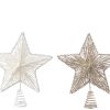 ΚΟΡΥΦΗ ΔΕΝΤΡΟΥ ΑΣΤΕΡΙ ΜΕ GLITTER ΜΕΤΑΛΛΙΚΟ 21.5X25ΕΚ