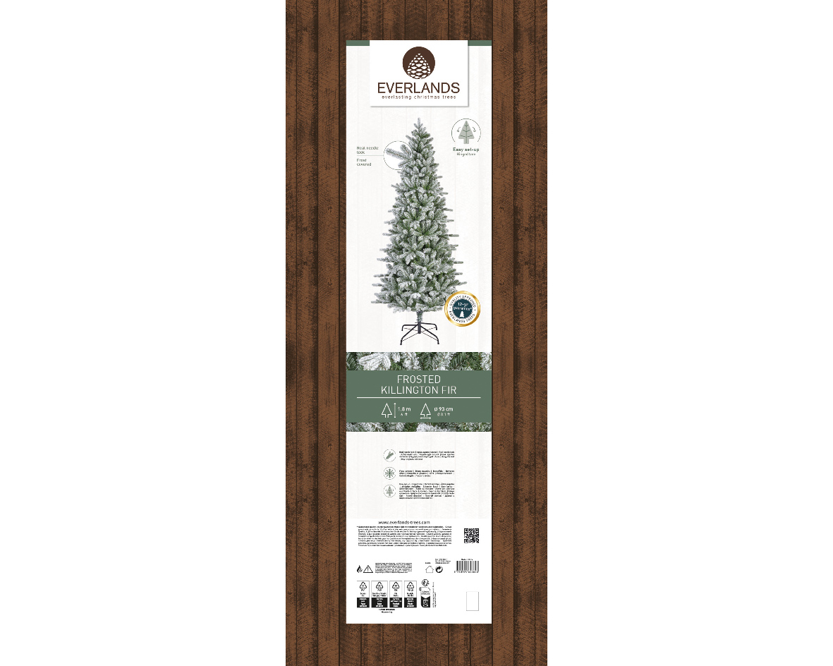 ΧΡΙΣΤΟΥΓΕΝΝΙΑΤΙΚΟ ΈΛΑΤΟ ΧΙΟΝΙΣΜΕΝΟ H.180CMD.83CM