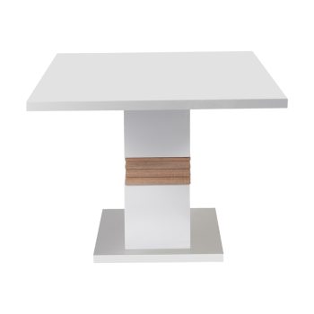 Alternative view of Τραπέζι Zoekrin Inart λευκό mdf 200x100x76εκ
