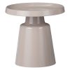 Βοηθητικό τραπέζι Ginoze Inart cappuccino μέταλλο Φ50x50εκ 029-000273