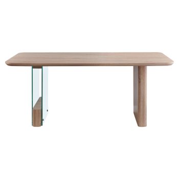Alternative view of Tραπέζι Faghan  καφέ mdf 180x90x76εκ