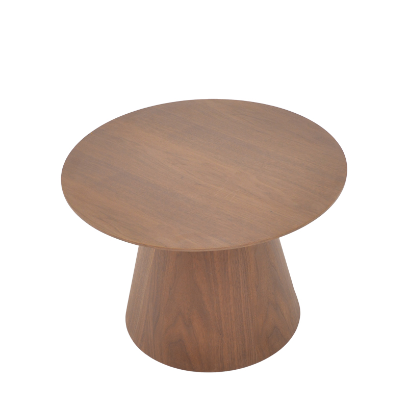 Τραπέζι σαλονιού Kayano καρυδί mdf Φ60x40εκ - Image 2