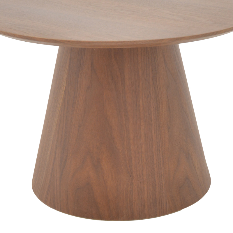 Τραπέζι σαλονιού Kayano καρυδί mdf Φ60x40εκ - Image 3