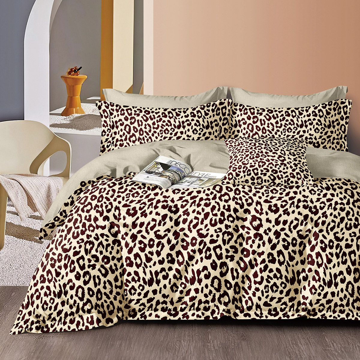 Beauty Home Σετ σεντόνια υπέρδιπλα με λάστιχο Art 12617 Anrie 165x200+30 Μπεζ